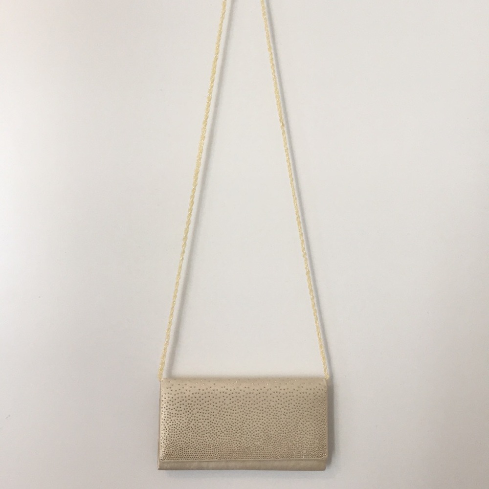 Cream Beaded Purse